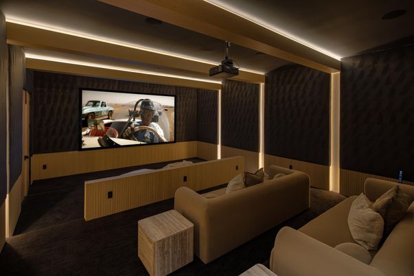 Interior, Projection Screen, Theatre Room
