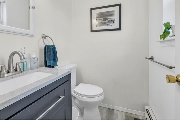 Bathroom, Interior, Wood Texture Flooring