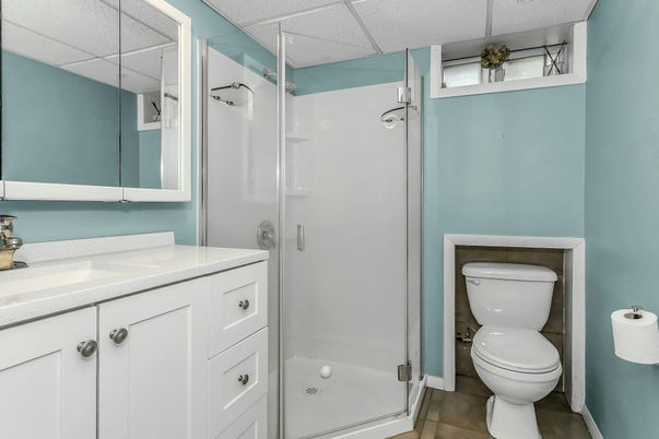 Bathroom, Glass Shower, Interior