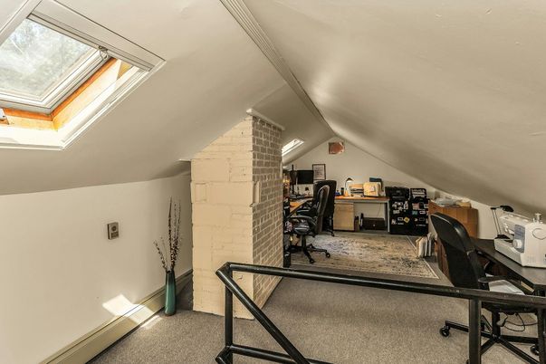 Home Office, Interior, Stone Walls