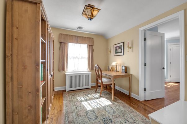 Home Office, Interior, Wood Texture Flooring