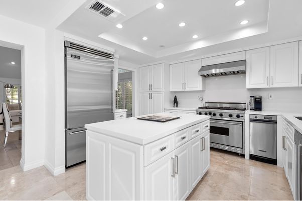 Interior, Kitchen, Recessed Lighting, Stainless Steel Appliances