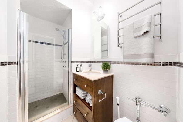 Bathroom, Glass Shower, Interior
