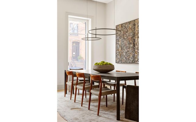 Dining room, Interior, Pendant Lights