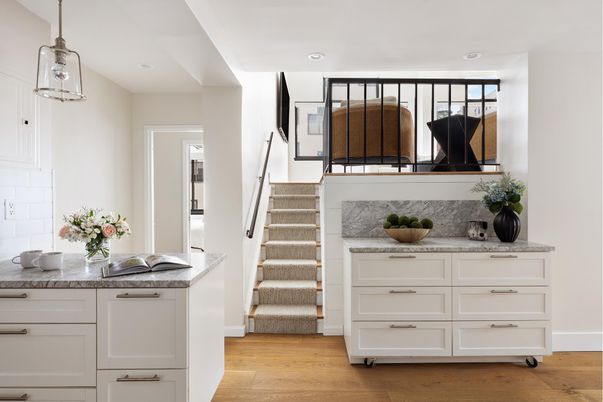 Interior, Pendant Lights, Recessed Lighting, Wood Texture Flooring