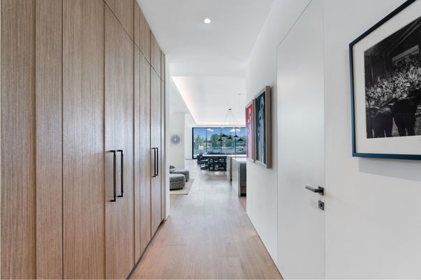 Interior, Pendant Lights, Recessed Lighting, Wood Texture Flooring