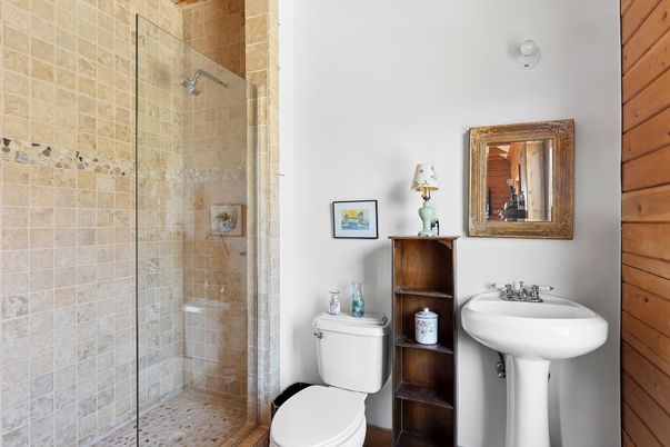 Bathroom, Glass Shower, Interior