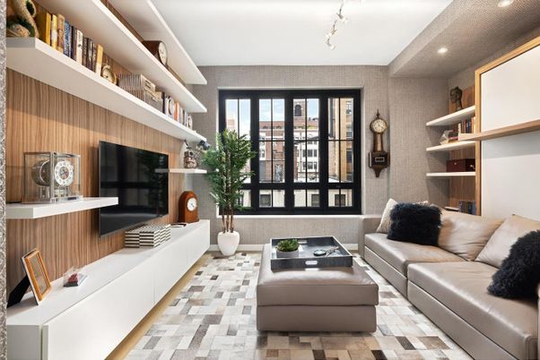 Interior, Living room, Recessed Lighting