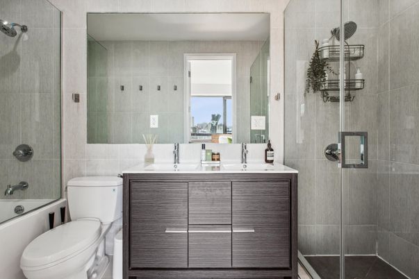 Bathroom, Glass Shower, Interior