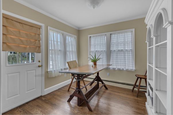 Home Office, Interior, Wood Texture Flooring