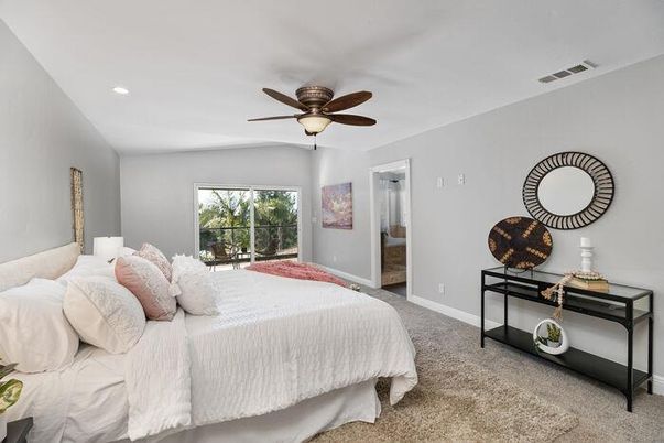 Bedroom, Interior, Recessed Lighting