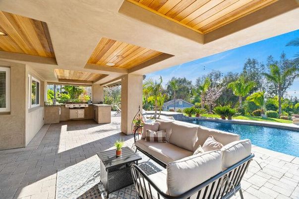 Exterior, Pool, Wooden Ceilings