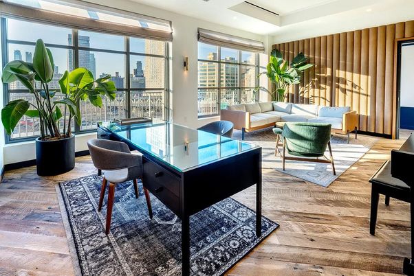 Dining room, Interior, Living room, Recessed Lighting, Wood Texture Flooring
