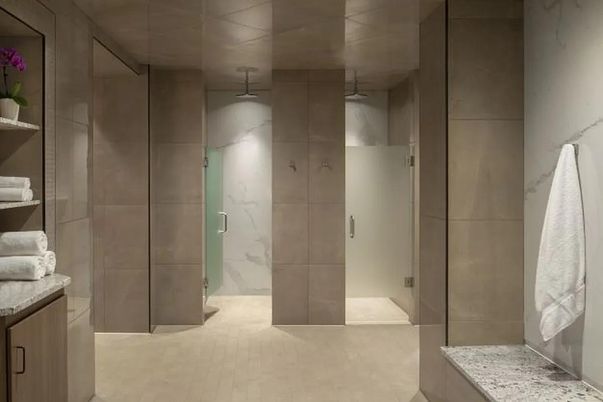 Bathroom, Glass Shower, Interior