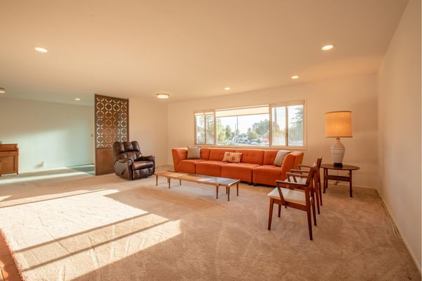 Interior, Living room, Recessed Lighting