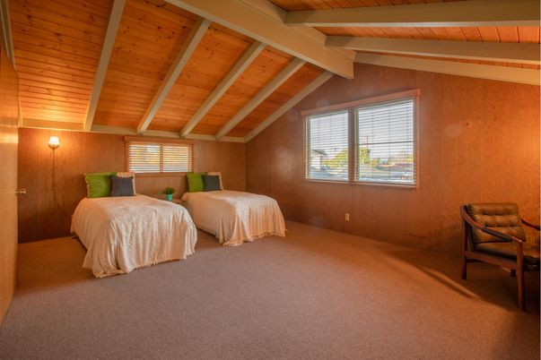 Bedroom, Interior, Wooden Beams, Wooden Ceilings, Wooden Walls