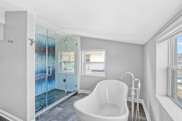 Bathroom, Free Standing Baths, Glass Shower, Interior