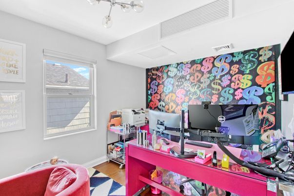 Home Office, Interior, Wood Texture Flooring