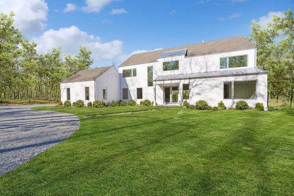 Backyard, Exterior, Facade, Solar Panels, Farmhouse