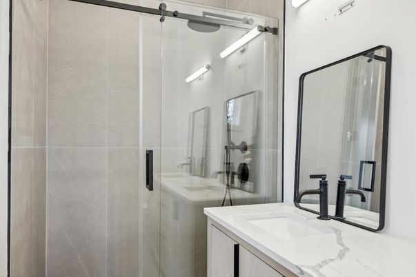 Bathroom, Glass Shower, Interior