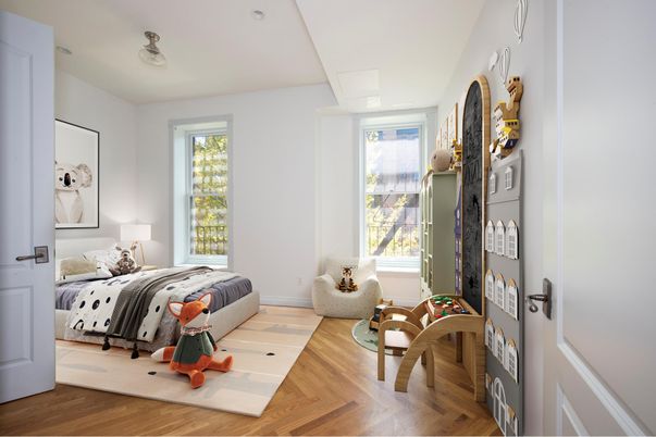 Bedroom, Interior, Wood Texture Flooring