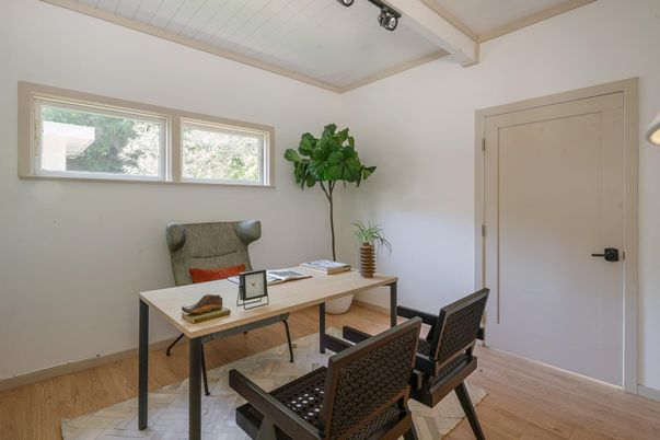 Home Office, Interior, Wood Texture Flooring