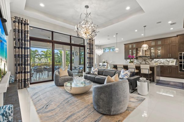 Dining room, Interior, Kitchen, Living room, Pendant Lights, Recessed Lighting