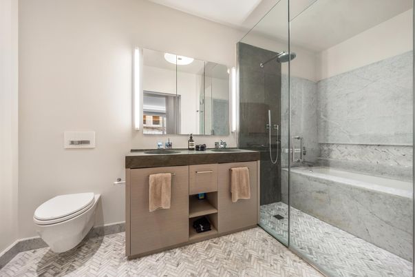 Bathroom, Glass Shower, Interior