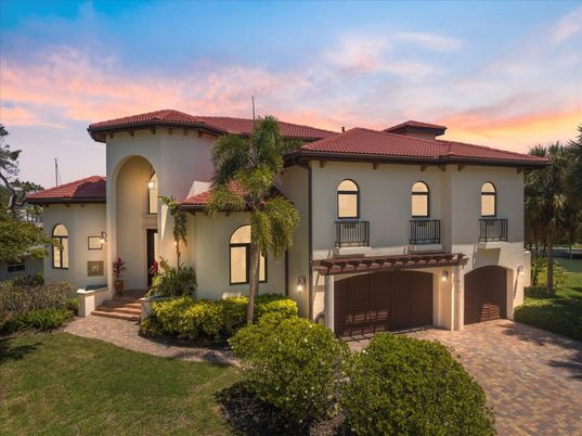 Attached, Backyard, Exterior, Facade, Mediterranean