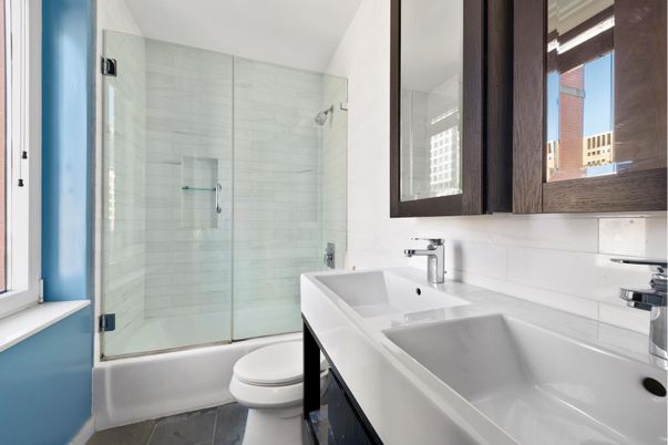 Bathroom, Glass Shower, Interior