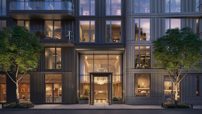 Exterior, Facade, Modern