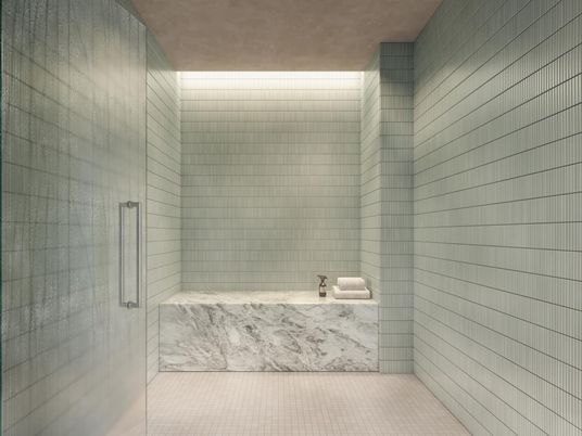 Bathroom, Glass Shower, Interior