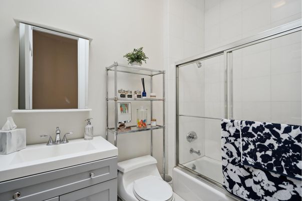 Bathroom, Glass Shower, Interior