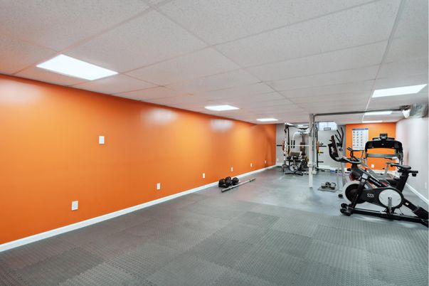 Fitness Equipment, Interior, Recessed Lighting