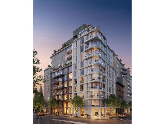 Exterior, Facade, Condo Building