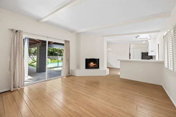 Empty room, Fireplace, Interior, Wood Texture Flooring