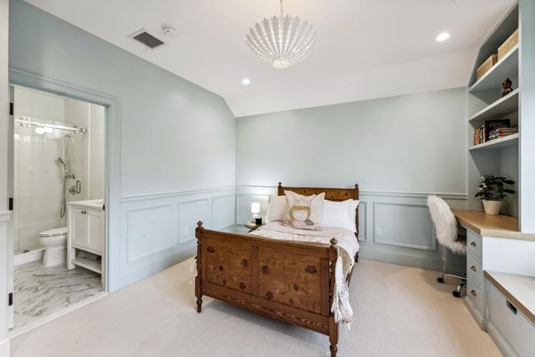 Bathroom, Bedroom, Glass Shower, Home Office, Interior, Marble, Recessed Lighting