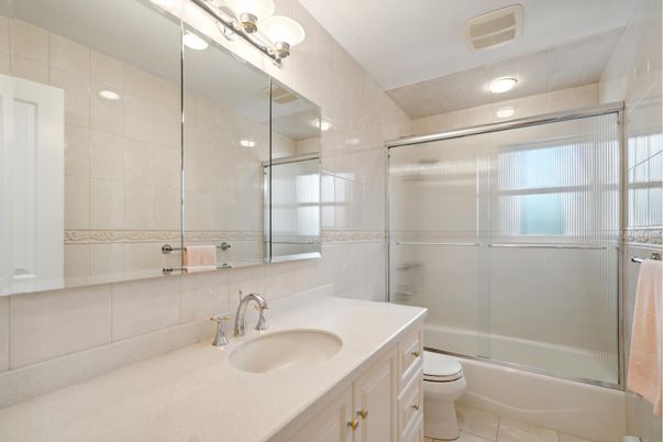 Bathroom, Glass Shower, Interior