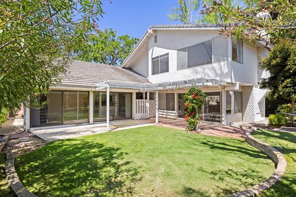 Backyard, Exterior, Facade, Mediterranean