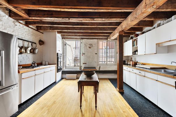 Interior, Kitchen, Wooden Beams, Wooden Ceilings, Wood Texture Flooring