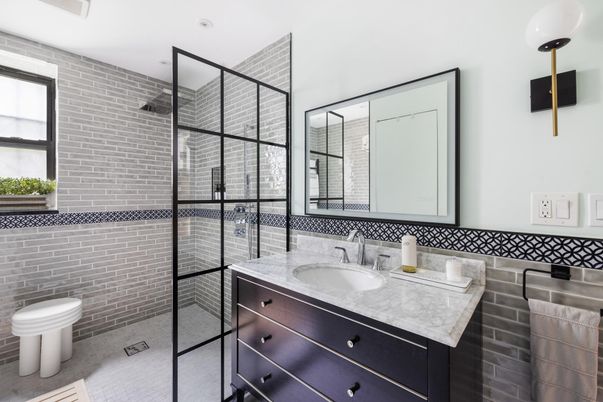 Bathroom, Glass Shower, Interior