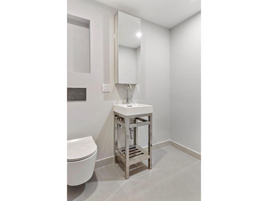 Bathroom, Interior, Recessed Lighting