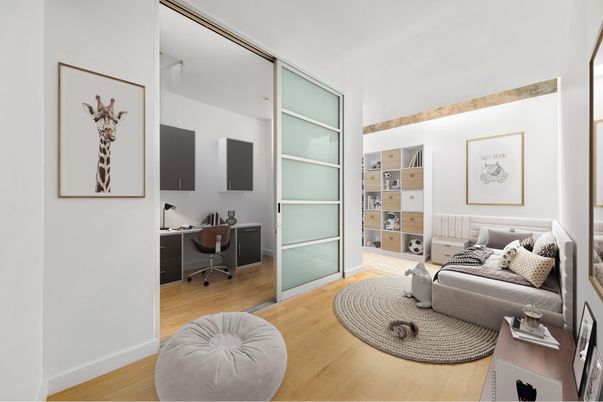 Home Office, Interior, Wood Texture Flooring
