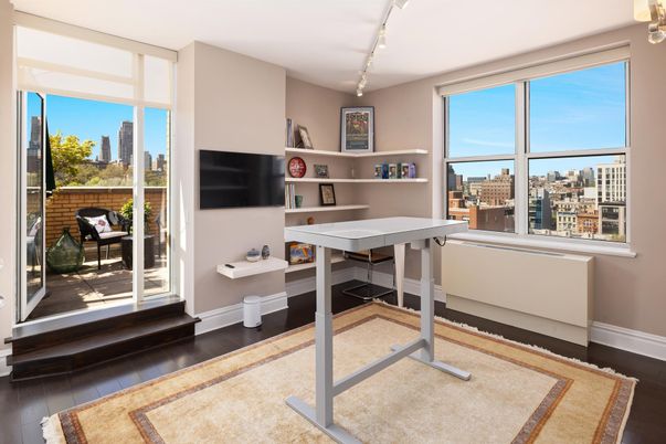 Home Office, Interior, Wood Texture Flooring