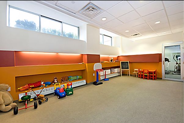 Fitness Equipment, Interior, Recessed Lighting