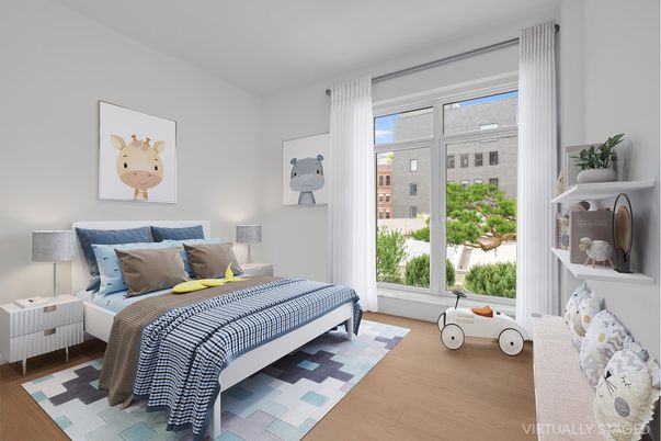 Bedroom, Interior, Wood Texture Flooring