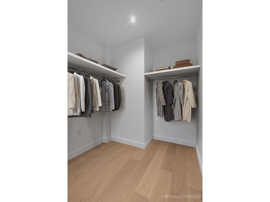 Interior, Recessed Lighting, Walk-in Closets, Wood Texture Flooring