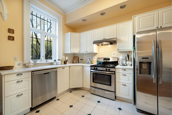 Interior, Kitchen, Recessed Lighting, Stainless Steel Appliances
