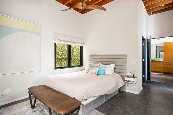 Bedroom, Interior, Wooden Beams, Wooden Ceilings