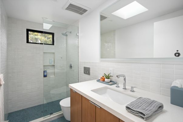 Bathroom, Glass Shower, Interior